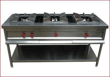 Three Burner Range