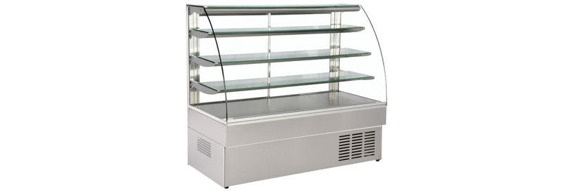 Bend Glass Cold/Normal Display Counter