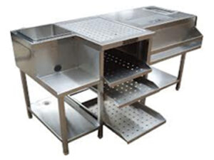 SS Compact Bartender Counter Glass Station
