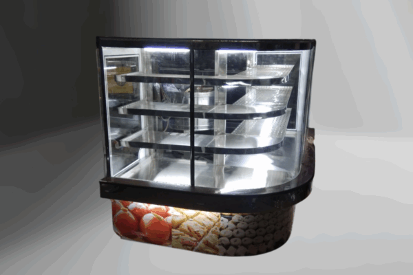 Bend Glass Cold/Normal Display Counter